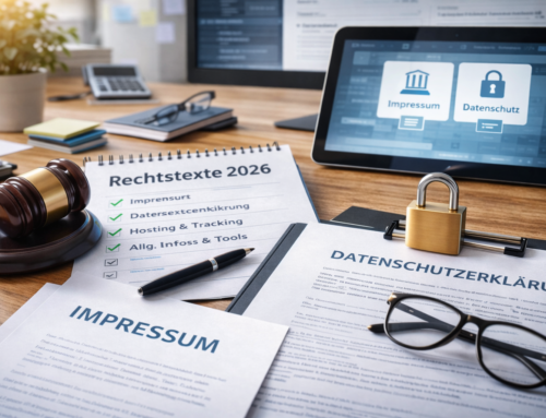 Rechtstexte aktuell halten – Impressum und Datenschutz 2026
